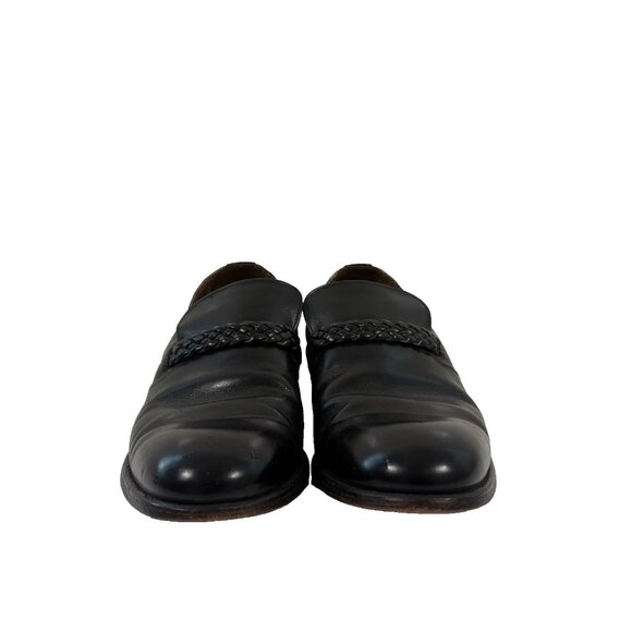 Allen Edmonds Lotus Ostendo Loafers Mens Size 9.5 C Black Leather Slip On Tassle main image 6